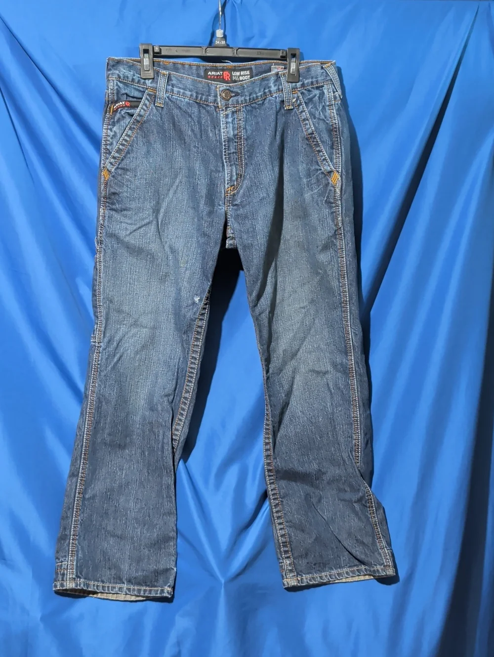 Ariat Men’s Blue Bootcut Work Jeans